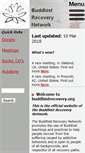 Mobile Screenshot of buddhistrecovery.org